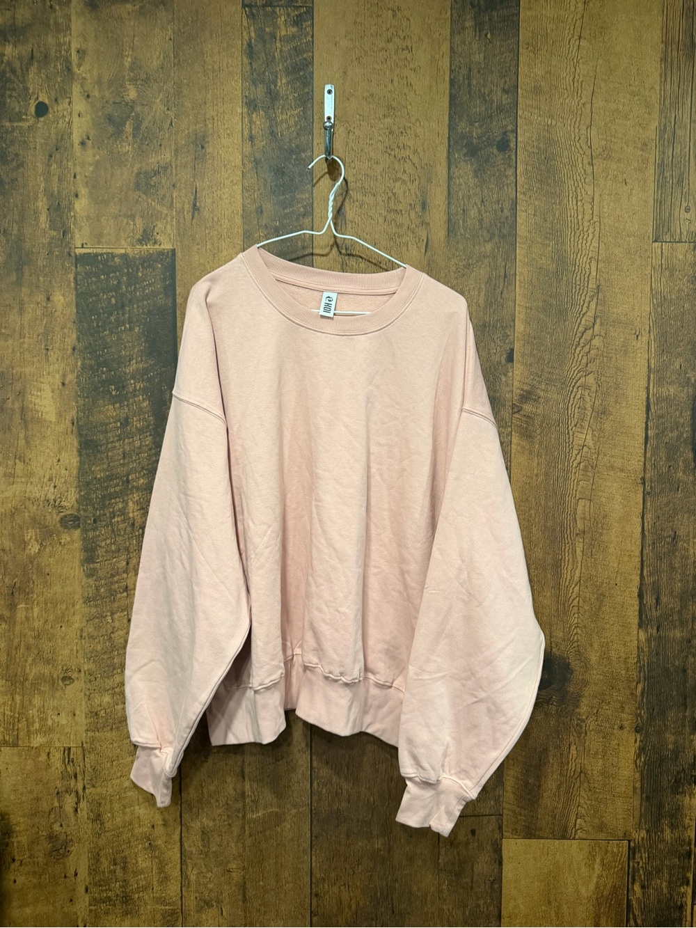 KOI Soft Pink Crewneck Sweatshirt XL EUC